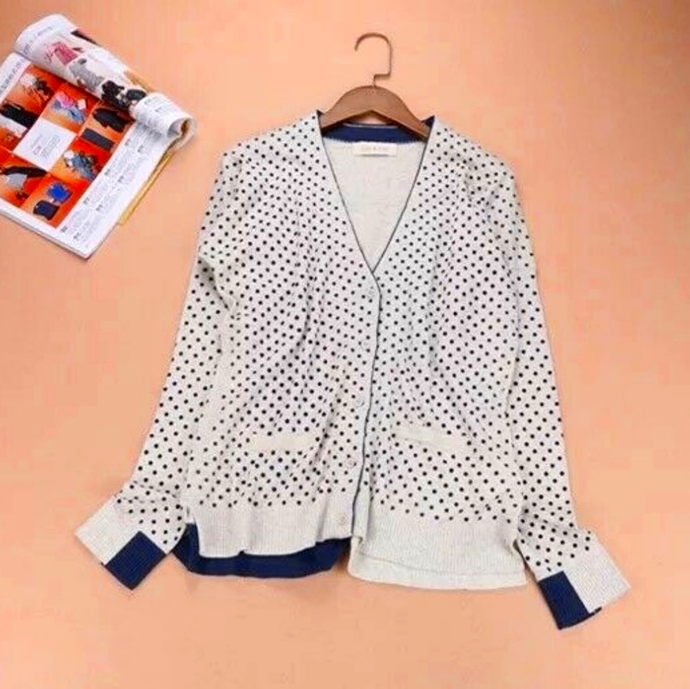 2/40 Indi & cold dot cardigans  new without tag